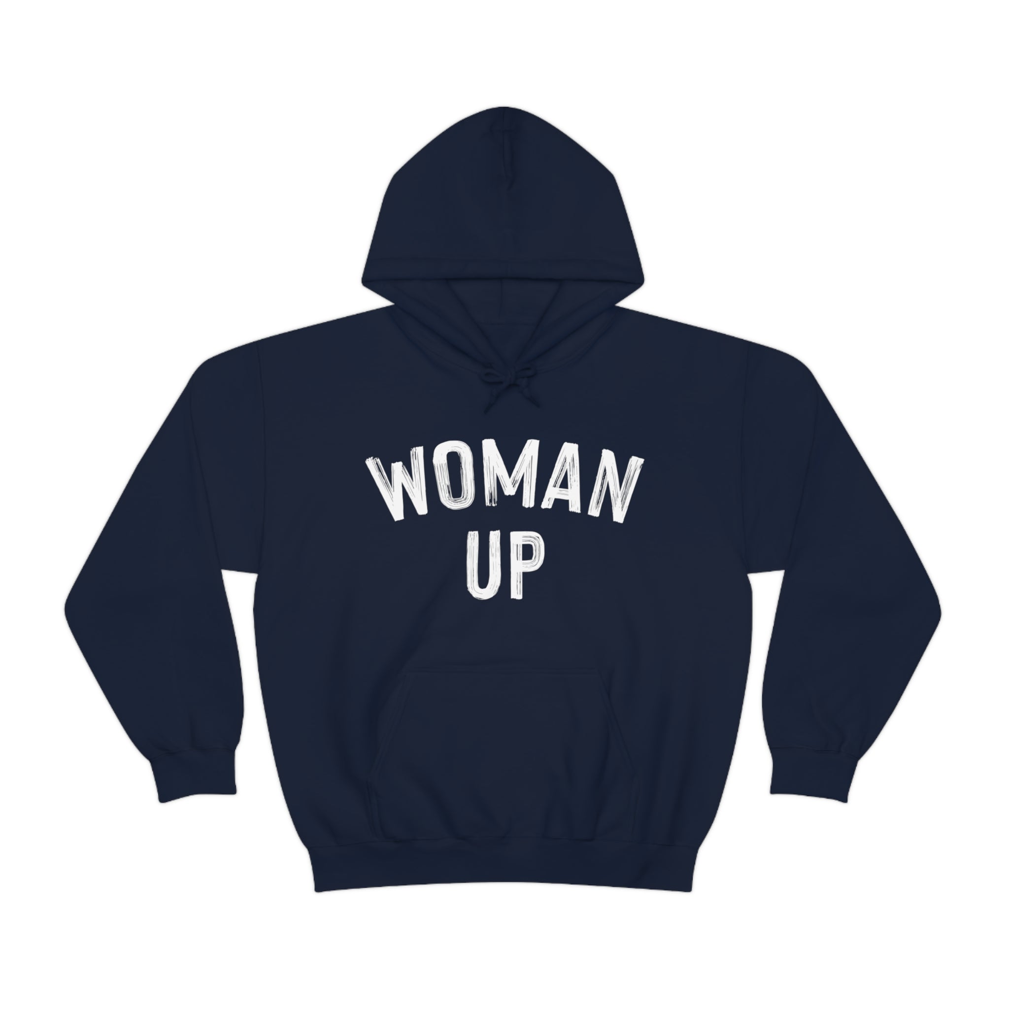Woman Up- Unisex Heavy Blend™ Hooded Sweatshirt
