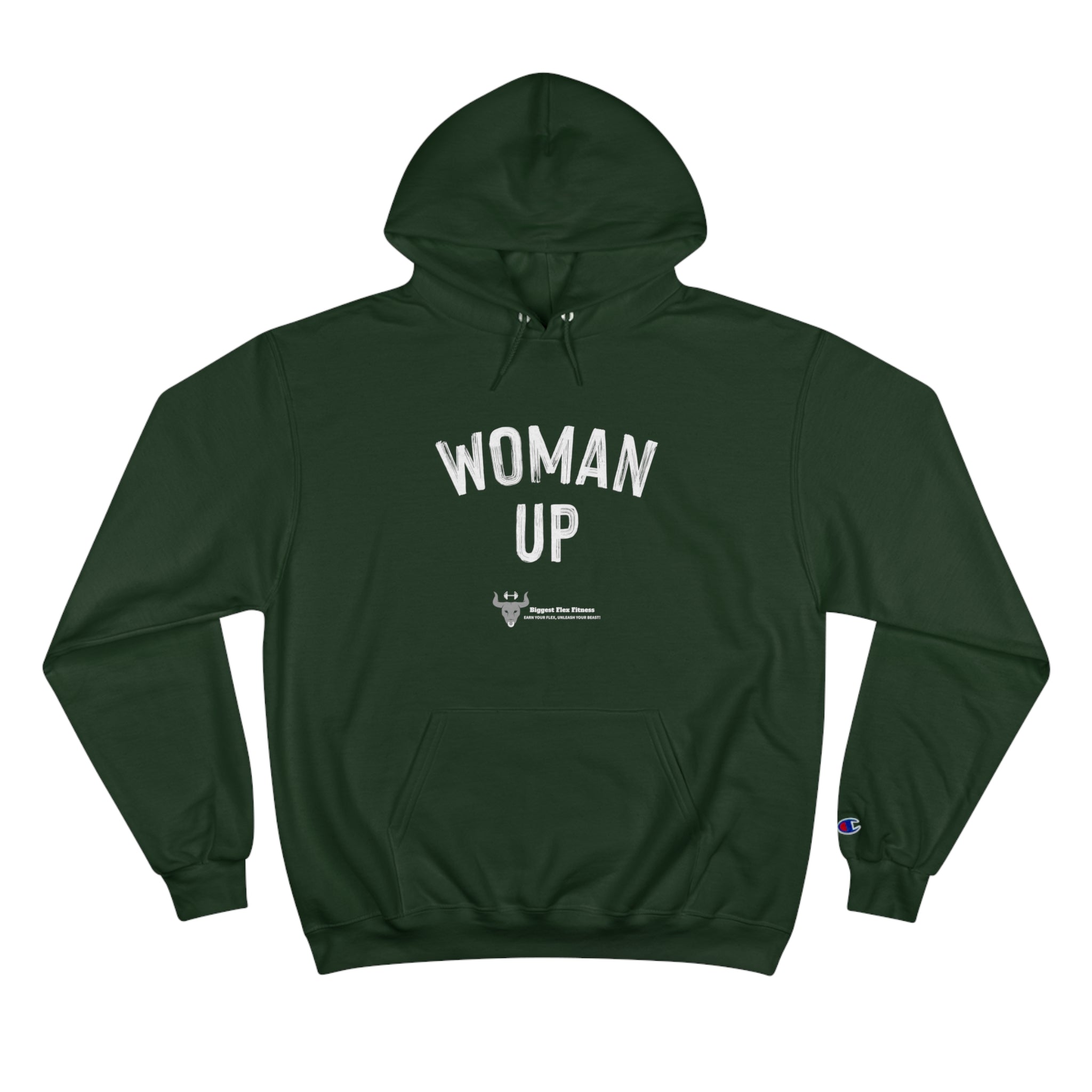 Woman Up- Champion Hoodie