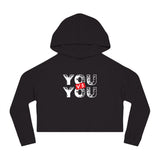 You Vs You- Women’s Cropped Hooded Sweatshirt