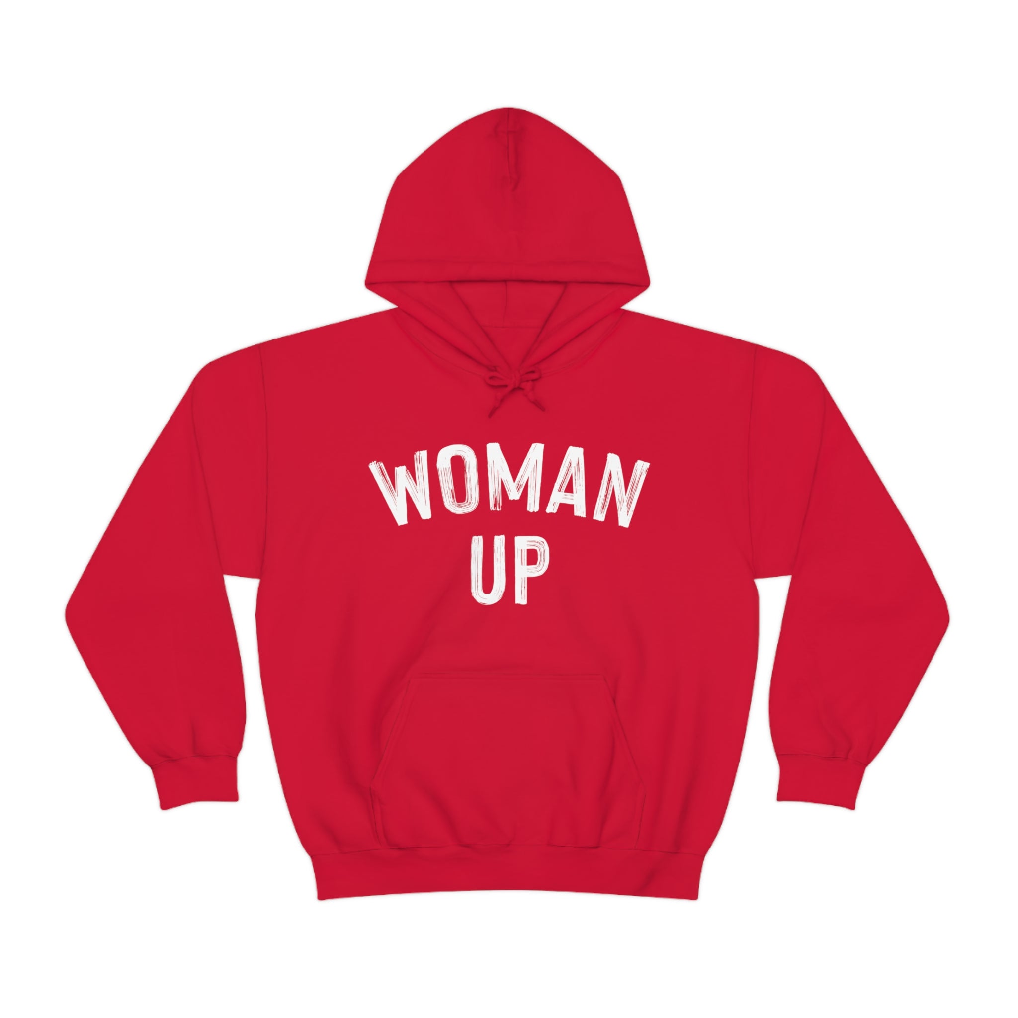 Woman Up- Unisex Heavy Blend™ Hooded Sweatshirt