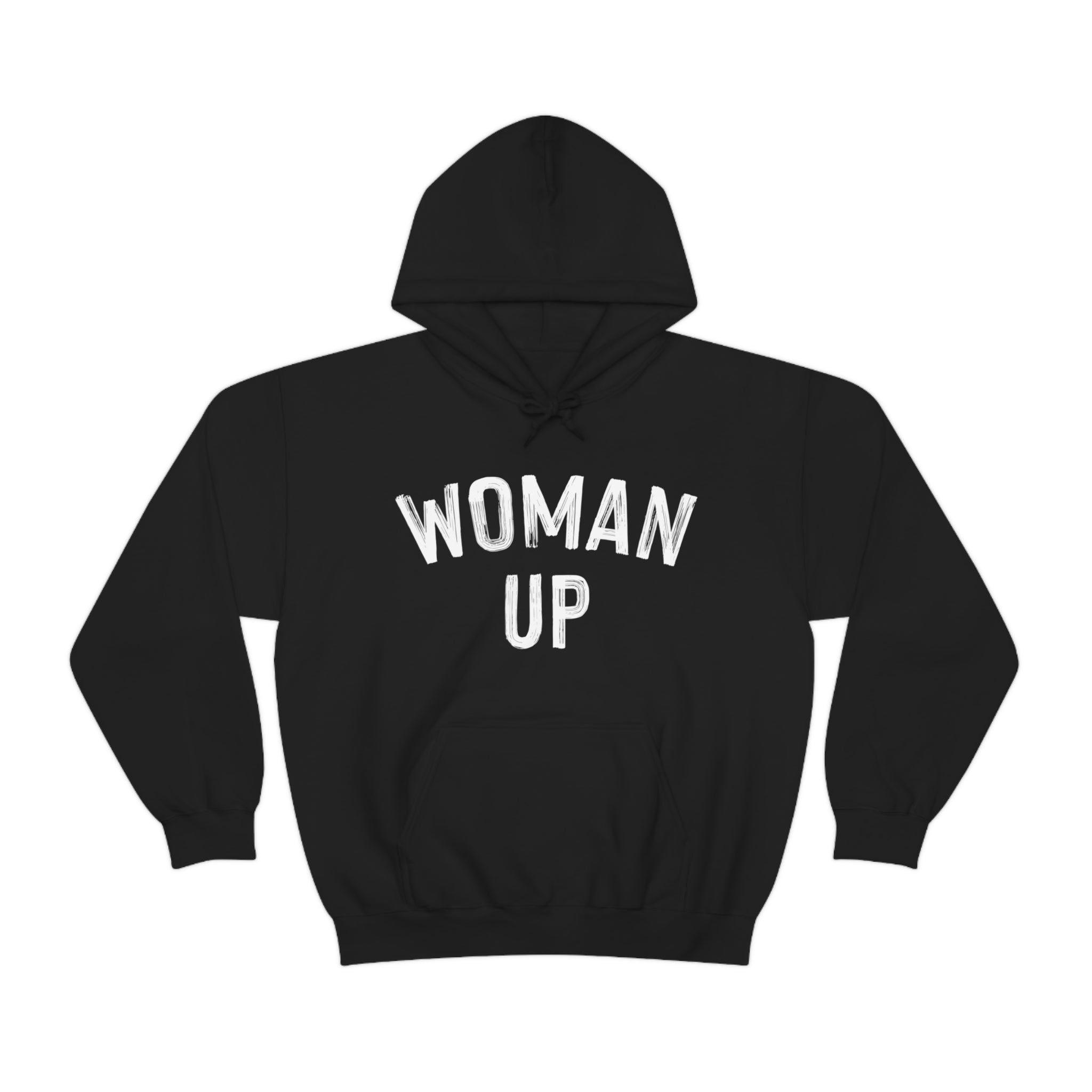 Woman Up- Unisex Heavy Blend™ Hooded Sweatshirt