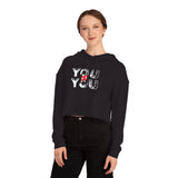 You Vs You- Women’s Cropped Hooded Sweatshirt