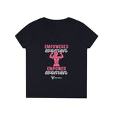 Empowered Women- Ladies' V-Neck T-Shirt