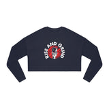 Rise and Grind- Women's Cropped Sweatshirt