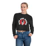 Rise and Grind- Women's Cropped Sweatshirt